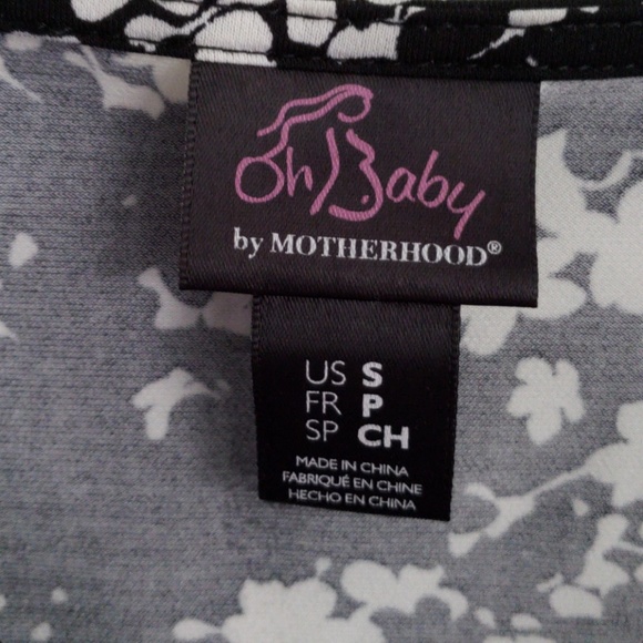 🤰Maternity Black and white blouse - Picture 2 of 4